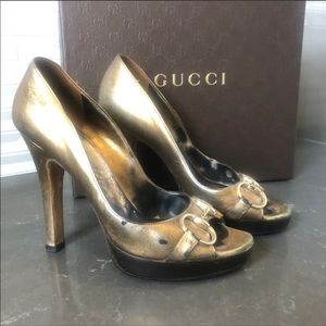 Gucci Bronze Pumps